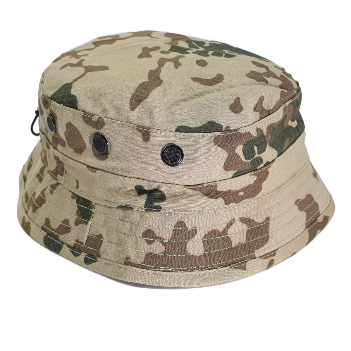 Tacgear Brand estilo alemán Bucket Boonie Hat Desert Flecktran CAMO RIPSTOP