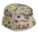 Tacgear Brand estilo alemán Bucket Boonie Hat Desert Flecktran CAMO RIPSTOP