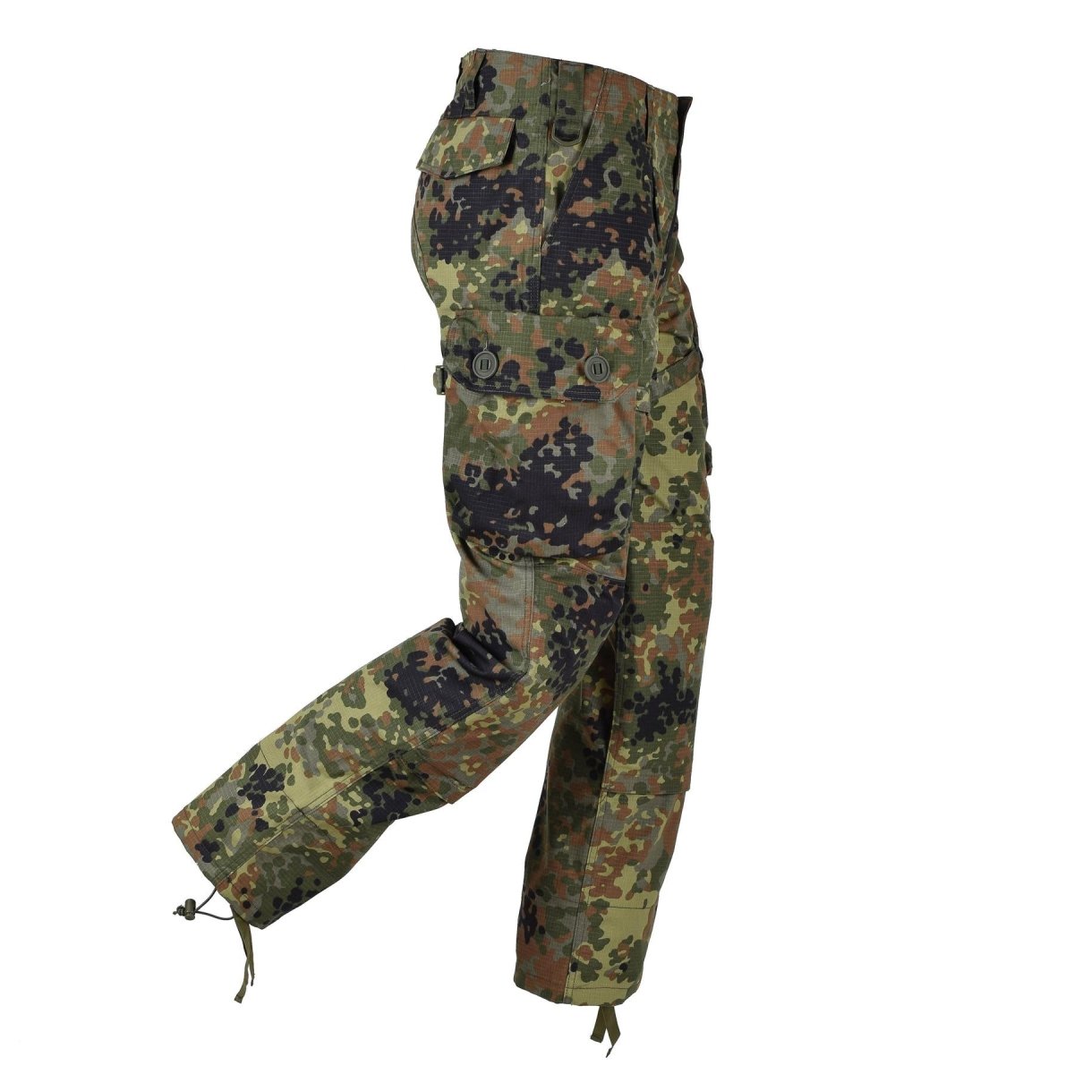 Pantalones de combate cargo de campo estilo ejército alemán marca TACGEAR flecktarn camo ripstop