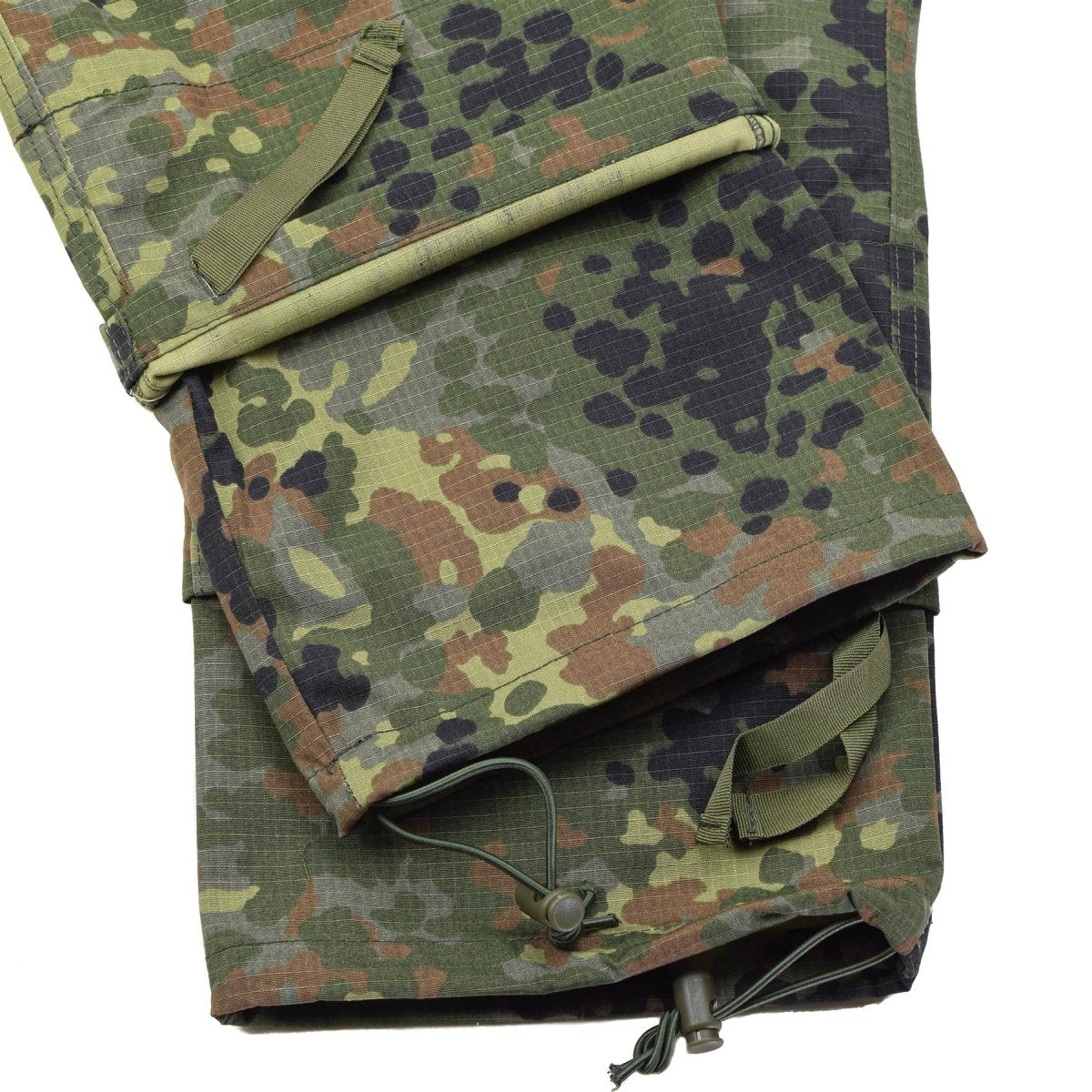Pantalones de combate cargo de campo estilo ejército alemán marca TACGEAR flecktarn camo ripstop
