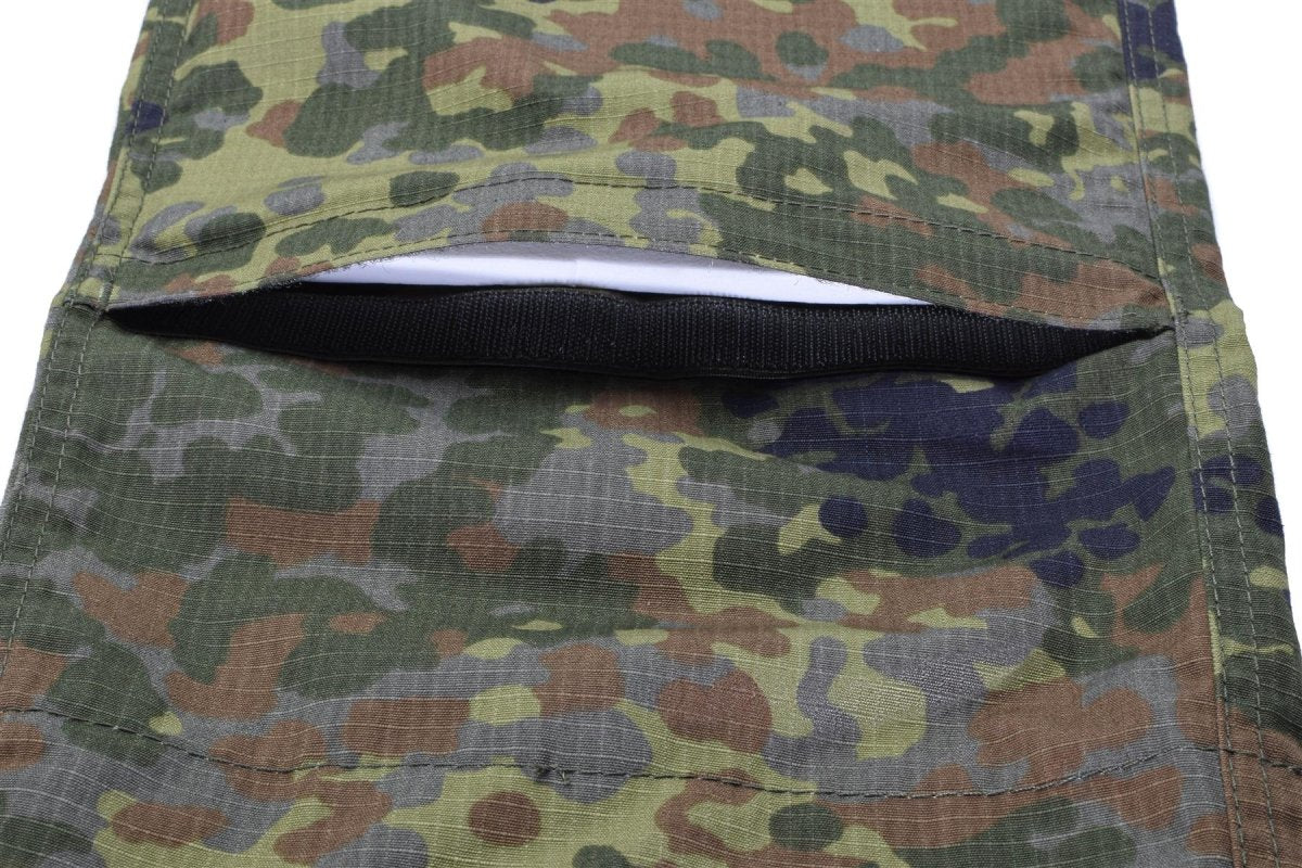 Brand Tacgear Pantalones de campo de estilo del ejército alemán Combate Flecktran Camo Ripstop