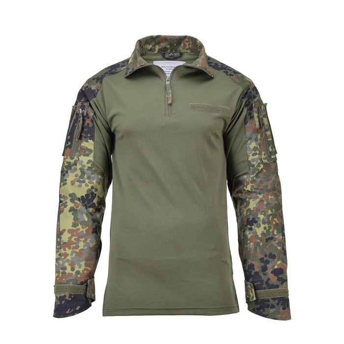 Marca TACGEAR Camisas estilo ejército alemán tropas de combate ropa interior flecktarn camo - GoMilitar