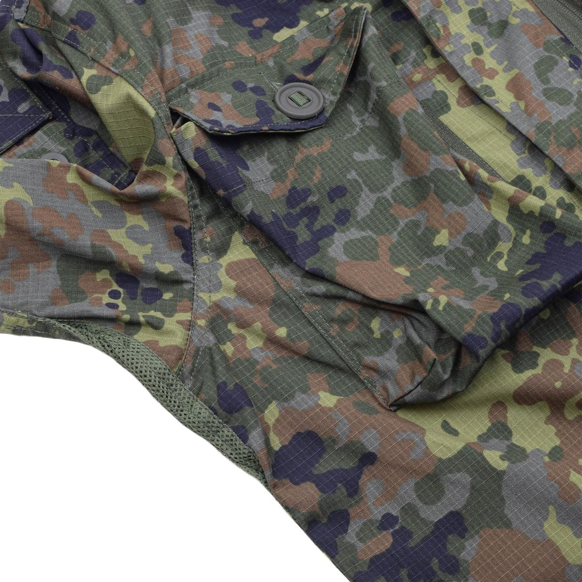 Tacgear Brand German Military Field Jacket Commando Tropas Flecktarn Camo