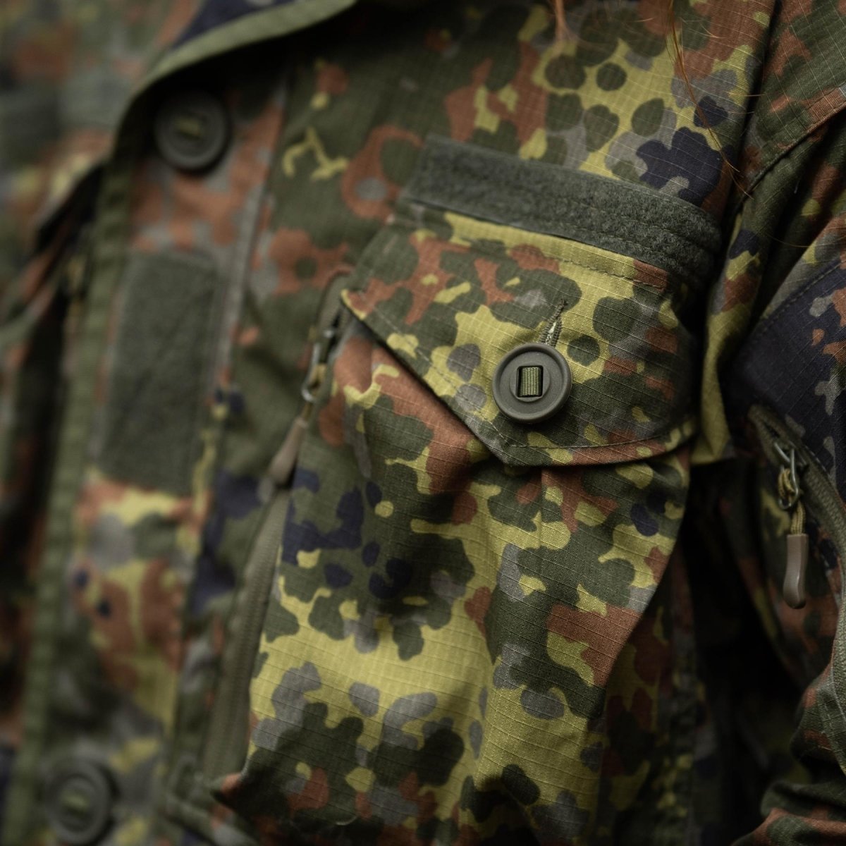 Tacgear Brand German Military Smock Chaqueta Comando Flecktran Ykk Zipper
