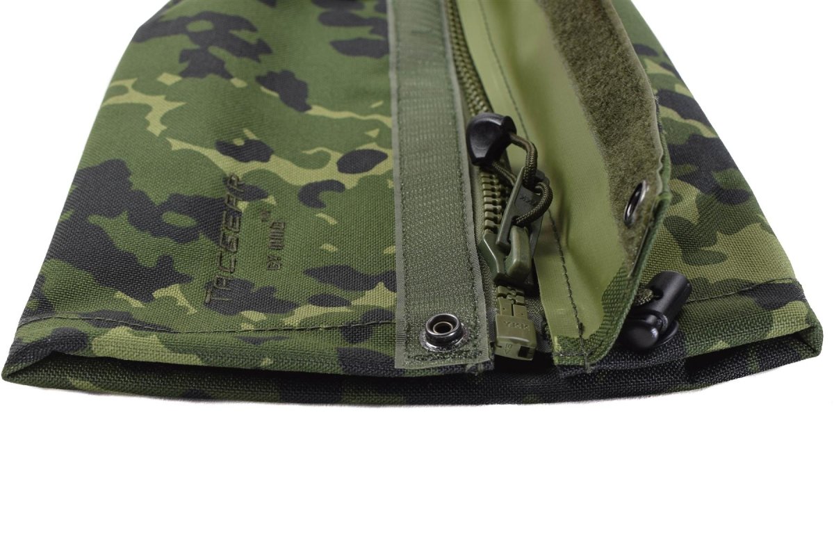 Tacgear Gaiters de pierna de la pierna Danés M84 Patrón de camuflaje ganchos de metal impermeable NUEVO