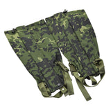 Tacgear Gaiters de pierna de la pierna Danés M84 Patrón de camuflaje ganchos de metal impermeable NUEVO