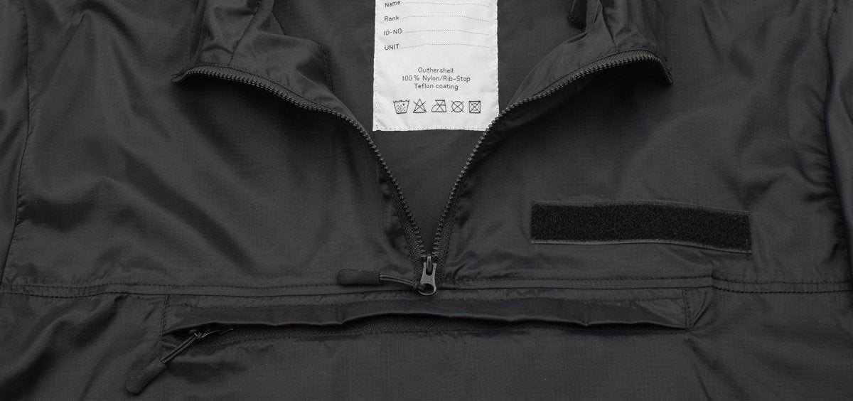 Camisa de viento de la marca Tacgear Camping Black Camping senderismo al aire libre Ripstop Smock