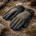 TAMREX ProGrip Thermo Guantes de invierno HexaGrip Palma de cuero aislado Oliva