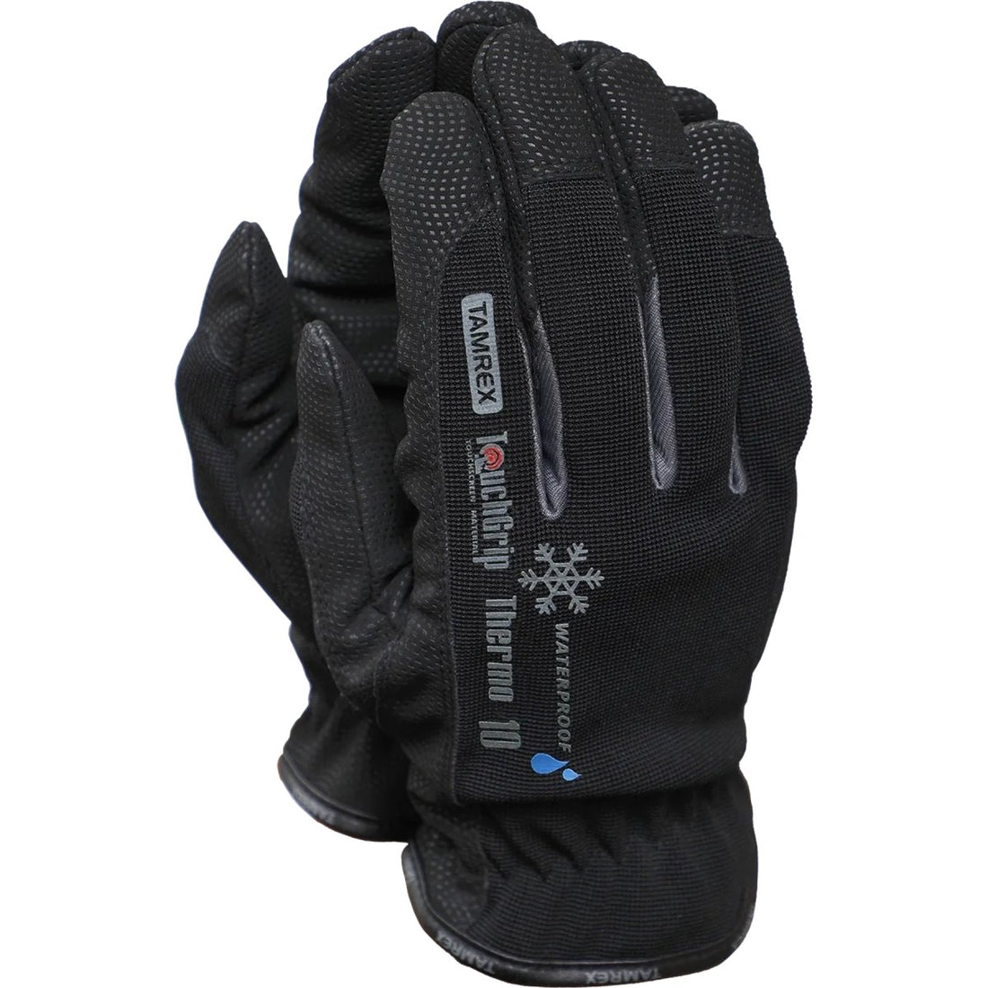 TAMREX TouchGrip Guantes de invierno impermeables aislados pantalla táctil negro