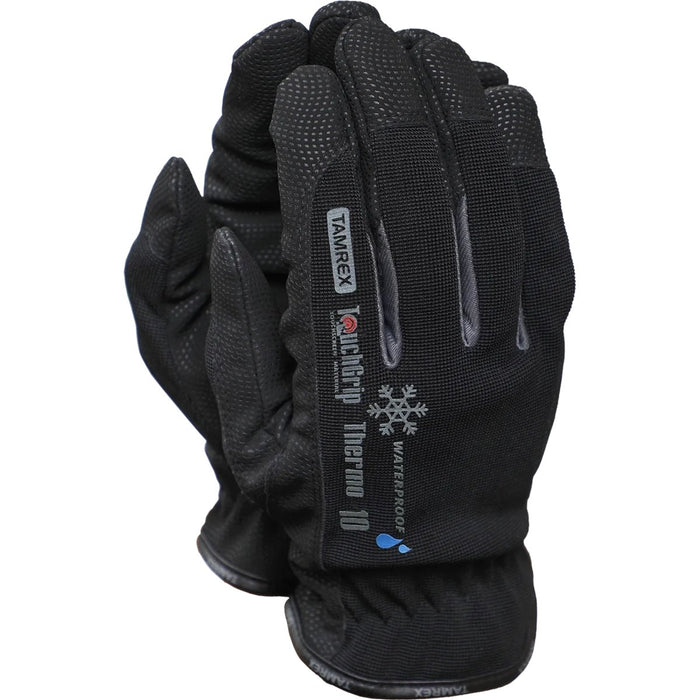 TAMREX TouchGrip Guantes de Invierno Impermeables Aislantes Pantalla Táctil Negro - GoMilitar