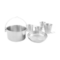 Tatonka Mini Set II Kit de cocina de campamento compacto 6 piezas de acero inoxidable