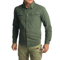 Camisa militar de manga larga de Texar Fit Slim Garming Classic Camisetas del ejército