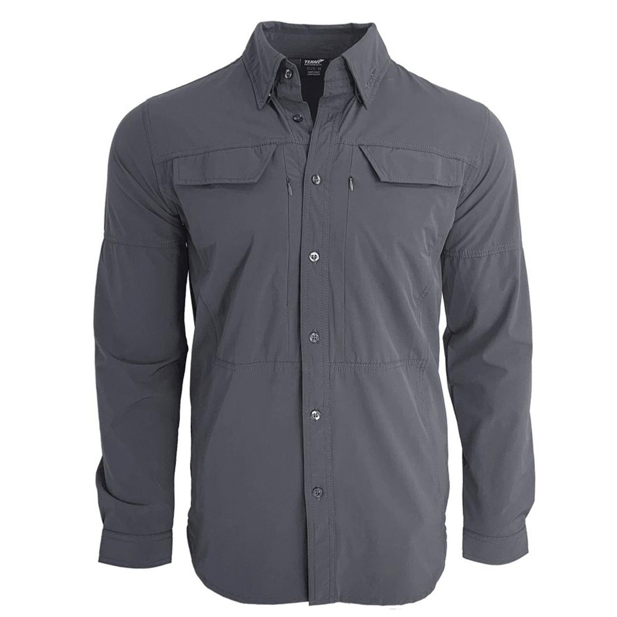 Camisa militar de manga larga de Texar Fit Slim Garming Classic Camisetas del ejército