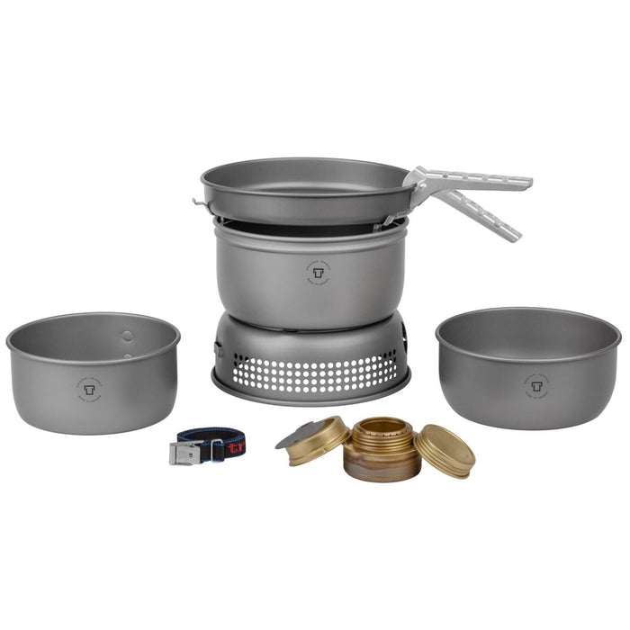 Trangia kit de quemador de combustible juego de estufa de aluminio anodizado duro compacto para acampar al aire libre - GoMilitar