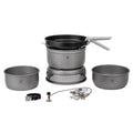 TRANGIA ANODIZADO ANODIZADO STOve de aluminio Conjunto de sartén antiadherente al aire libre Campamento