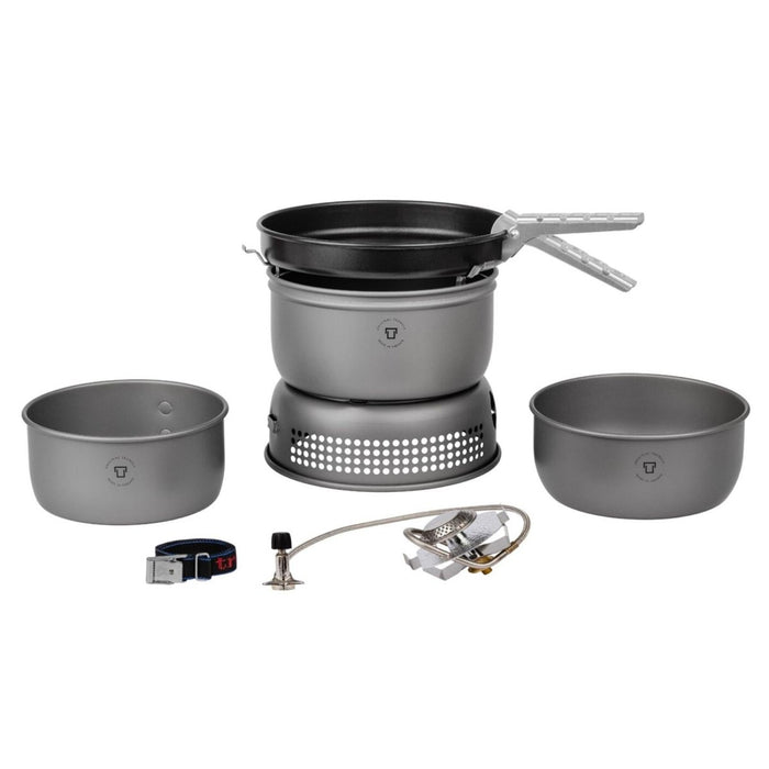 Trangia juego de estufa de aluminio ligero anodizado duro sartén antiadherente campamento al aire libre - GoMilitar