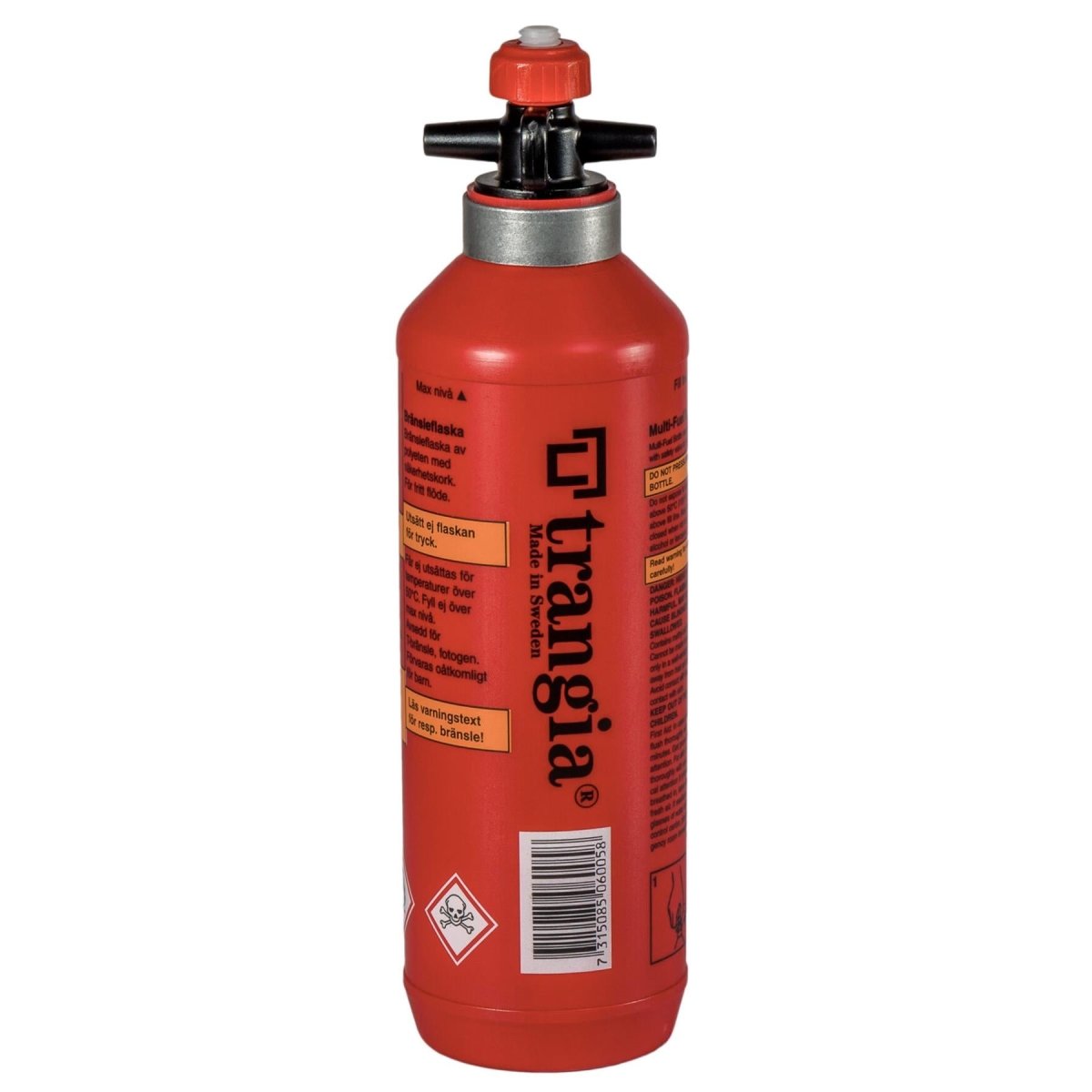 Trangia Liquid Fuel Bottle Quemador de gasolina Frasco de polietileno al aire libre acampando rojo