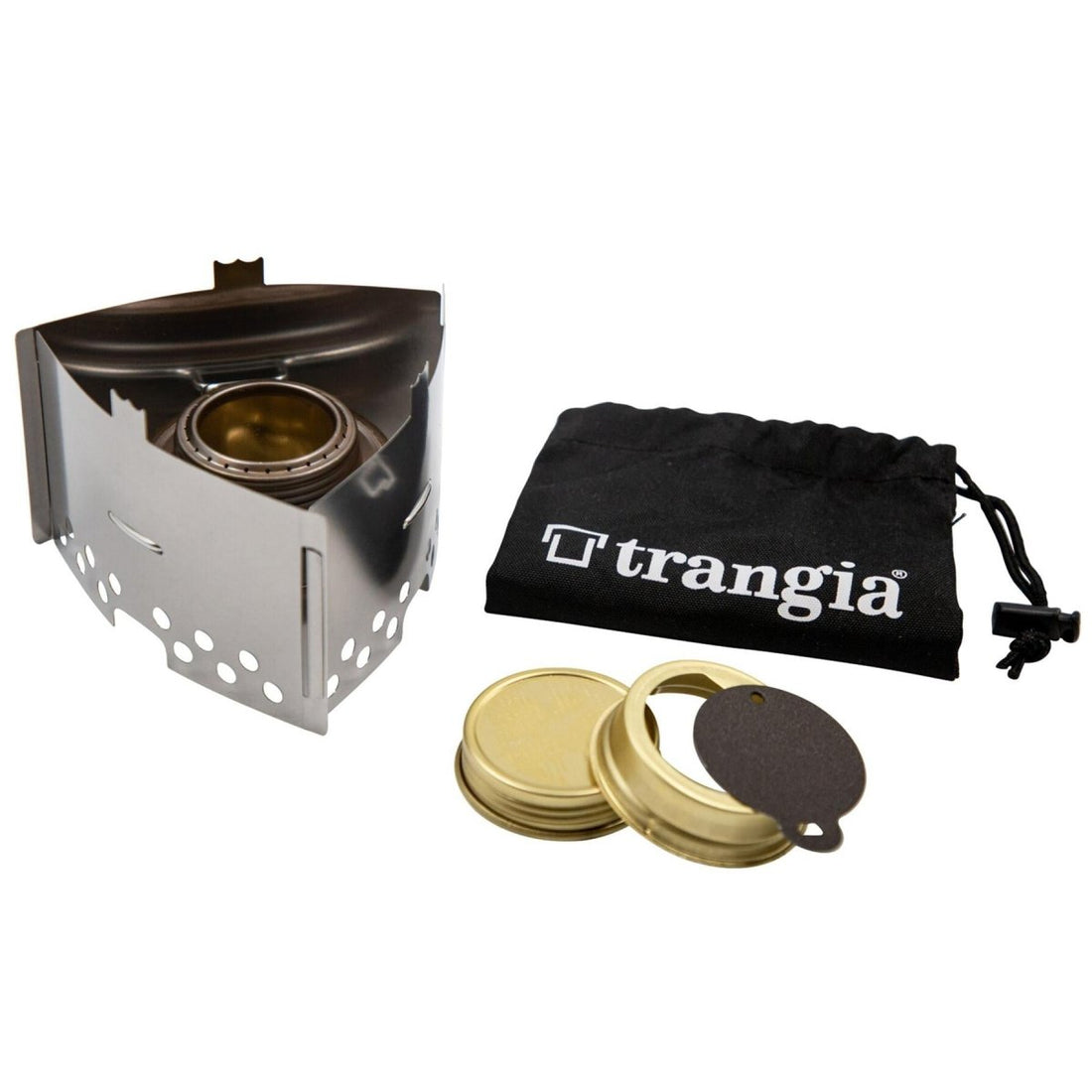 Trangia Mini Compact Ultralight Portable Stove Set Kit Burnet Kit de senderismo al aire libre