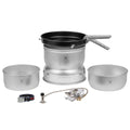 Set de estufa Trangia 1.75L Pan de olla de aluminio ultraligero Kit de cocción de senderismo al aire libre