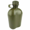 Botella de agua de cantina M1 de estilo del ejército de EE. UU. Con taza de cubierta y clips de Alice Militares de los Estados Unidos