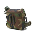 Frasco de estilo militar de EE. UU. Cantina 2 litros Alice Woodland Patrón de hombro Correa