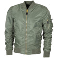 Jacket de estilo militar de EE. UU. Bomber ma1 a prueba de viento airforces uniforme de tripulación nueva