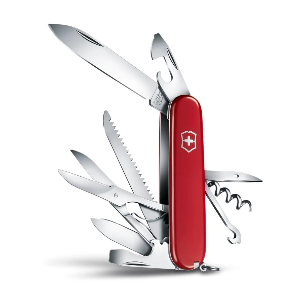 Victorinox Huntsman Navaja Suiza 91mm Multiherramienta 15 Funciones Negra
