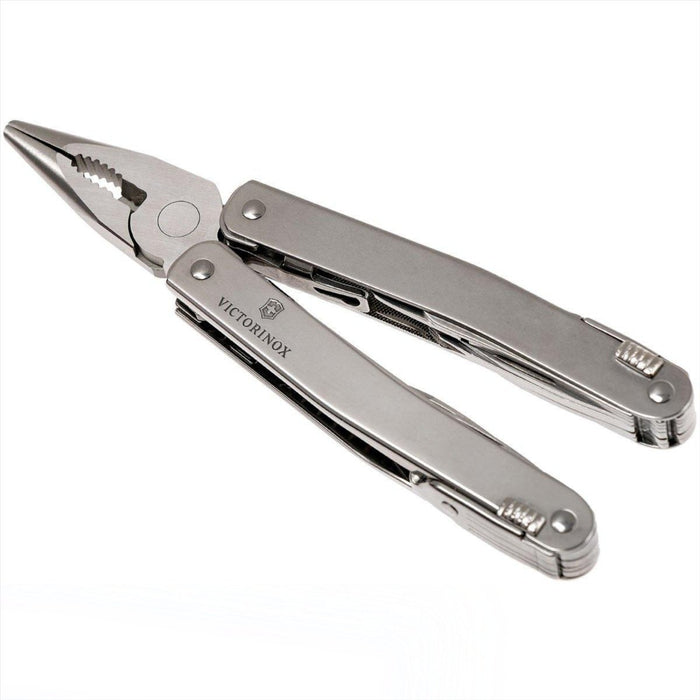 Victorinox Swiss Tool Spirit X Multi Tool 24 Functions Leather Sheath EDC - GoMilitar