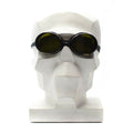 WWII GENTA DE PROTECCIÓN DE GOGGLES DE CASLO REDONDO DEL EJÉRCITO SWISS GENUINOS WWII