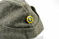 WWII del ejército sueco lana de invierno lana lateral de campo de campo militar garrison sombrero