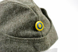 WWII del ejército sueco lana de invierno lana lateral de campo de campo militar garrison sombrero