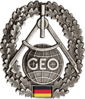 Genuine alemán del ejército alemán Bereta Cockade Servicio geográfico de la Fuerza Topográfica