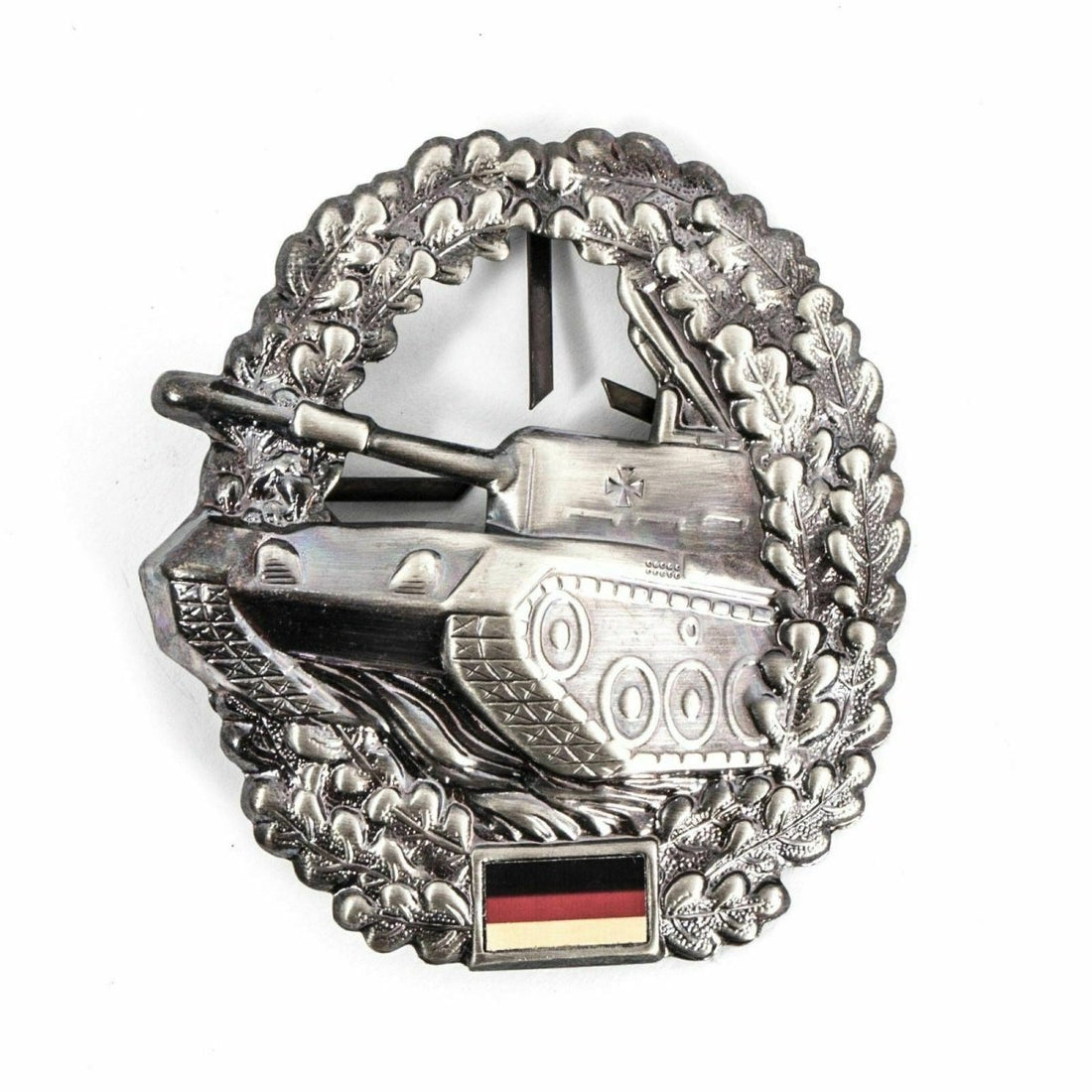 Genuino ejército alemán BW Panzer Bereta Insignia Insignia Cadera Cockader Panzertruppe