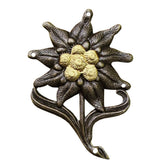 Genuino ejército alemán Hat Troops Insignia Insignia Insignia Capacita Edelweiss