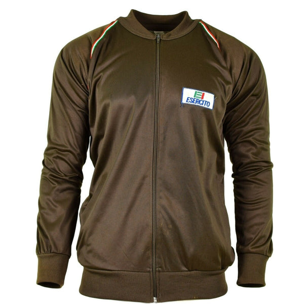 Training vintage original Italian military tracksuit top jacket sports elasticated bottoms and cuffs side pockets breathable