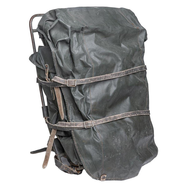 Finnish military backpack framed waterproof large rucksack 100L vintage attachment strap for additional equipment